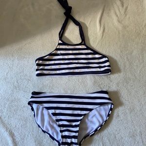 Kids navy, white and star bikini. Target size L